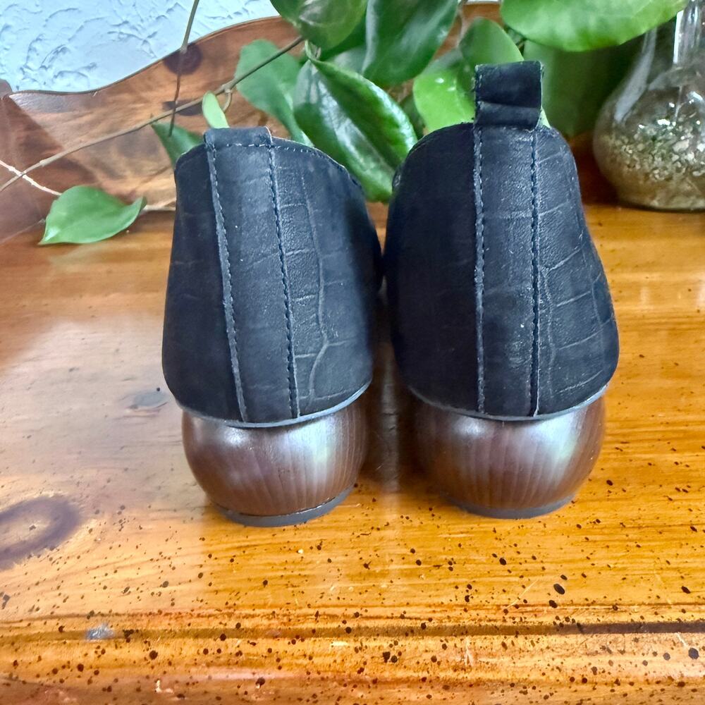 Jeffrey Campbell Black Pointed Toe Loafers Block Heel Shoes Women’s 10 - Picture 4 of 8